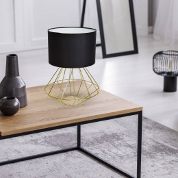 Lampa stołowa elegancka i stylowa - LUPO (czarno-złota)