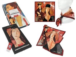 Apaszka - A. Modigliani, Kobieta w kapeluszu i Mario Varvogli (CARMANI)