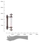 Żeliwny Termometr ścienny - Obrotowy