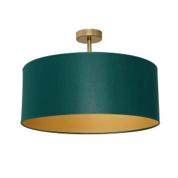 Elegancka lampa sufitowa 3xE27 BEN w kolorze zielono-złotym