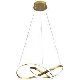 Elegancka lampa sufitowa Cappio złota LED