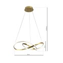 Elegancka lampa sufitowa Cappio złota LED