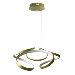 Elegancka lampa sufitowa CRAFT 46W złota LED