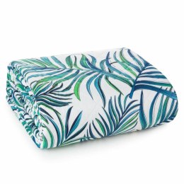 Nakrycie na łóżko PALMS2 220x240 cm - elegancka narzuta w motyw roślinny