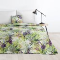 Nakrycie na łóżko z motywem roślinnym 200x220 cm