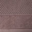 Mięsisty ręcznik FRIDA 30x50 j.brązowy Miękki, jednolity kolorystycznie ręcznik bawełniany o dużej gramaturze