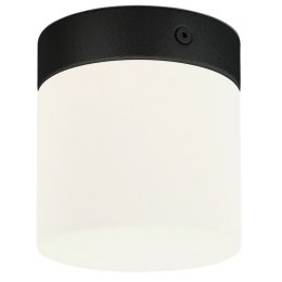 Lampa łazienkowa CAYO 2w1, czarna/transparentna