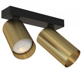 Lampa sufitowa LED złoto-czarna 2xGU10