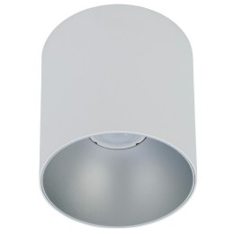 Nowa lampa sufitowa biało-srebrna POINT TONE