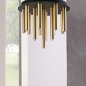 Elegancka lampa sufitowa złota - 13xG9