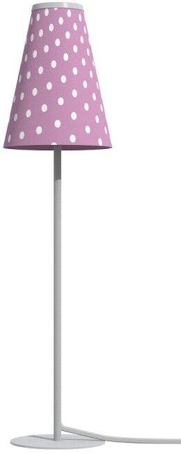 Lampa stołowa TRIFLE różowe groszki