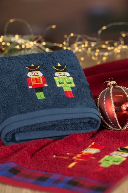 Ręcznik świąteczny z motywem dziadków do orzechów