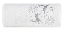 Ręcznik Świąteczny SANTA/14 50x90, Biały