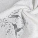 Bawełniany Ręcznik Świąteczny SANTA 70x140 - biały