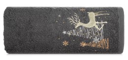 Ręcznik świąteczny z haftowanymi choinkami - Santa/20 50x90 cm