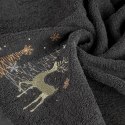 Ręcznik świąteczny z haftowanymi choinkami - Santa/20 50x90 cm