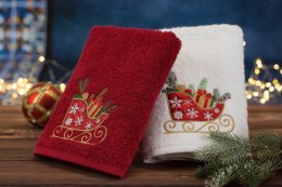 Elegancki Ręcznik Świąteczny Santa/24 - 70x140cm