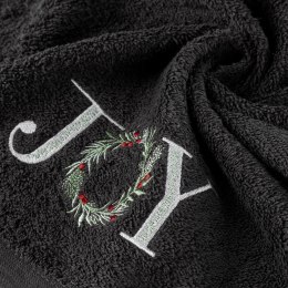 Ręcznik świąteczny z haftowanym napisem JOY