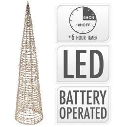 Stożek Choinki LED - Złota, 60 cm