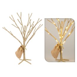 Drzewko Świąteczne Złote z 30 LED 50 cm