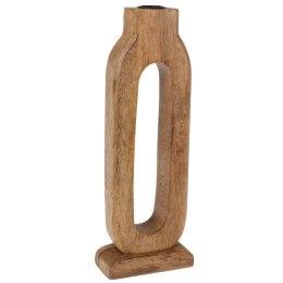 Elegancki świecznik drewniany, 30 cm