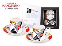 Kpl. 2 filiżanek espresso - Wassily Kandinsky. Orange/1923r.