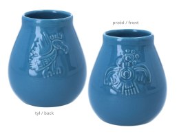 Naczynie Ceramiczne do Yerby - morski błękit