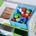 Regał na zabawki DINO z koszami - Organizator dziecięcych skarbów