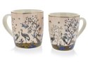Kubek porcelanowy Ashley 200ml wzór 2 Elegancki kubek do kawy i herbaty, wykonany z porcelany kostnej inspirowany stylem japońsk