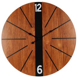Dekoracyjny zegar z motywem drewna 60cm