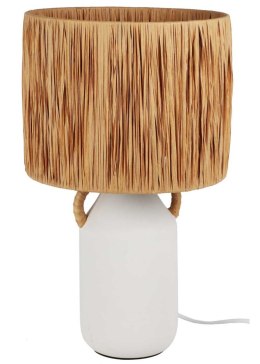 Lampa stołowa z ozdobnym kloszem