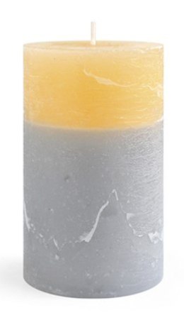Świeca LOFT walec średni 7x11,5cm parafinowa żółta