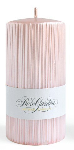 Świeca ROSE GARDEN walec mały 7x10cm parafinowa różowa
