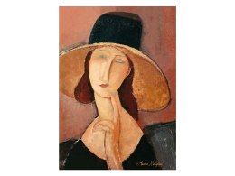 Obraz - A. Modigliani, Kobieta w kapeluszu (CARMANI)