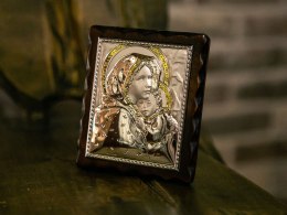 Obrazek na drewnie - Madonna z dzieciątkiem