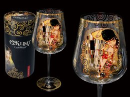 Kieliszek do wina - Klimt Pocałunek (CARMANI)