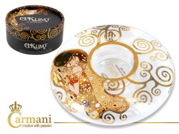 Świecznik dysk średni - G. Klimt Pocałunek (CARMANI)