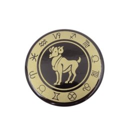 Baran - znak zodiaku - magnes; metal emaliowany - BAR