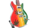 Mini gitara Bob Marley Tribute Ganja MGT-0468