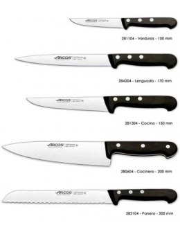 Zestaw 5 profesjonalnych noży w bloku Essential