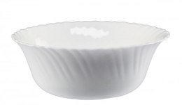 Salaterka 21cm Blanc szkło hartowane biała