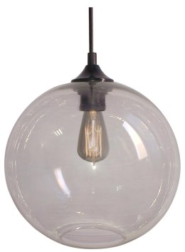 Lampa wisząca szklana kula transparentna + żarówka Edison 31-21403