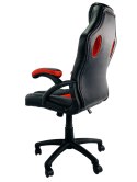 Krzesło obrotowe do biurka CARRERA M ST czerwone PU
