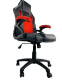 Krzesło obrotowe do biurka CARRERA M ST czerwone PU