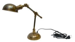 Mosiężna lampa na biurko - LAM-0008