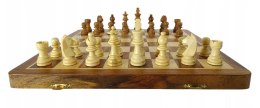 SZA14 składane drewniane szachy 35x35cm