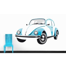 VW Naklejka ścienna Beetle Blue BRISA