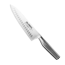 Europejski nóż szefa kuchni żłobiony 20,5cm | Global GF-99 Global